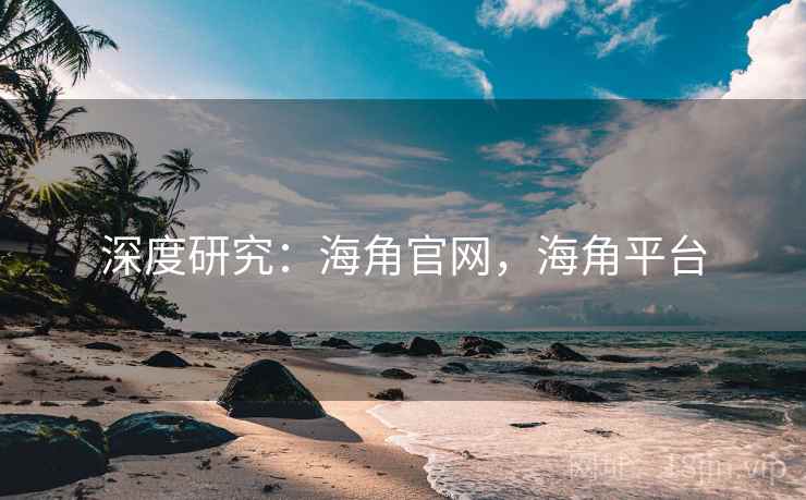 深度研究：海角官网，海角平台  第1张