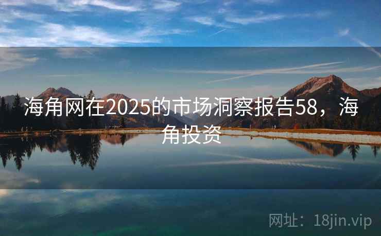 海角网在2025的市场洞察报告58，海角投资  第2张