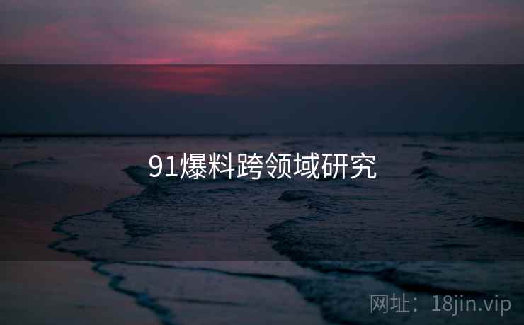 91爆料跨领域研究  第2张