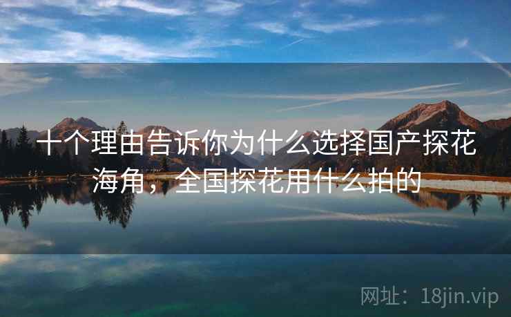 十个理由告诉你为什么选择国产探花海角，全国探花用什么拍的  第1张
